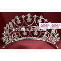 Décoration des cheveux princesse rhinestone personnalisé roi couronne